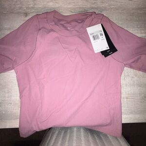 Nike Pink Tight / Slightly Cropped Short Sleeve Top